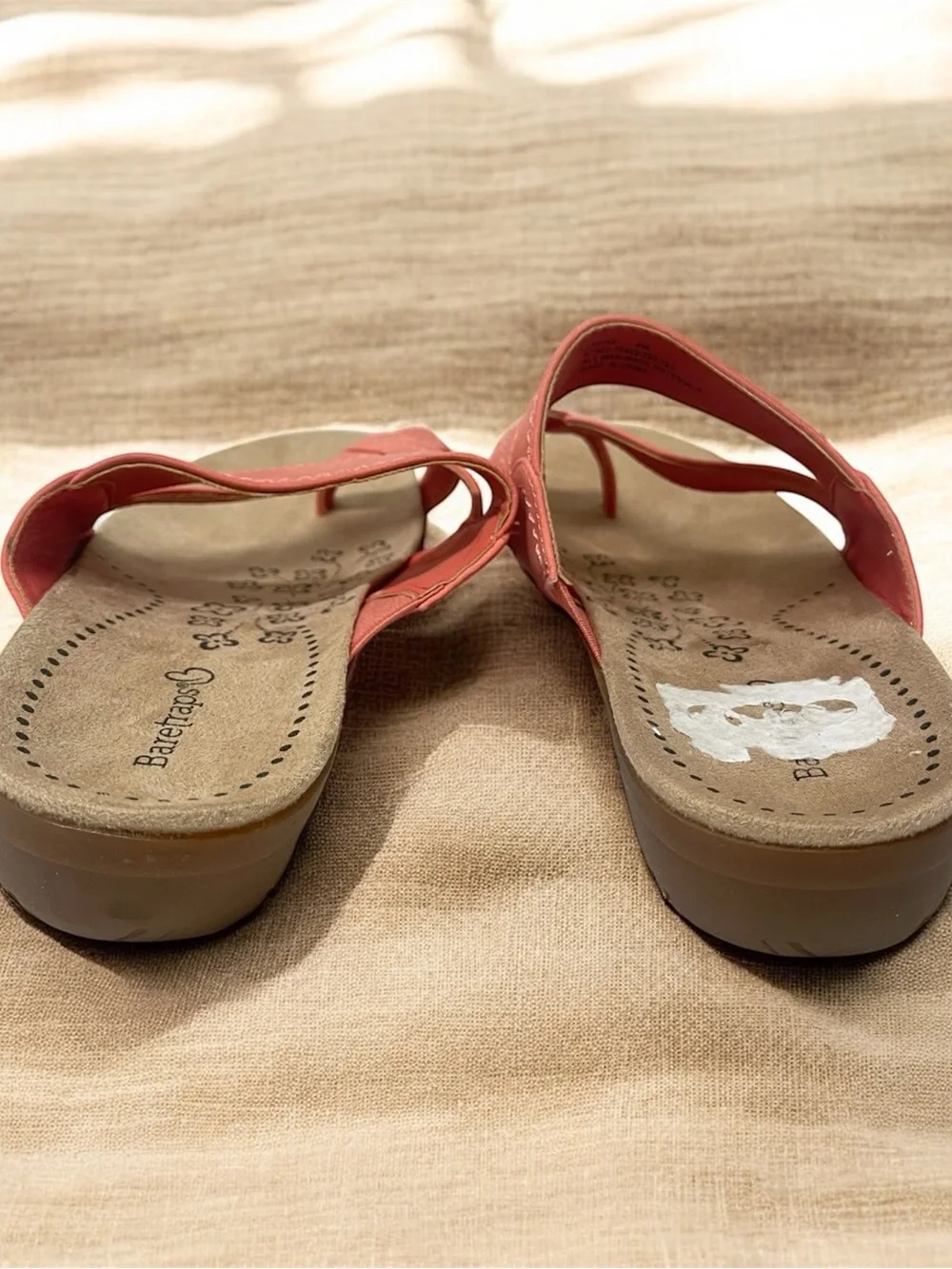 BareTraps Coral Cross-Strap Slide Sandals